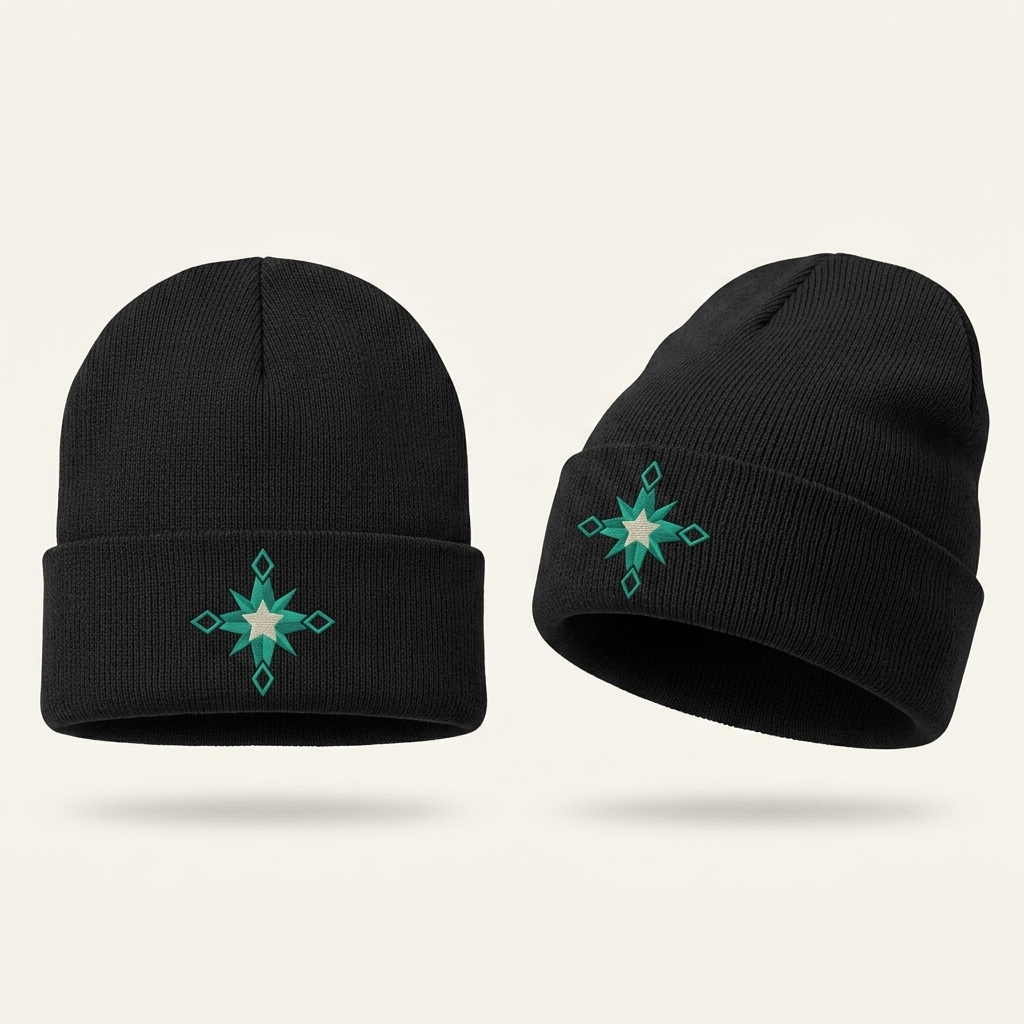 Knit Beanie in Black
