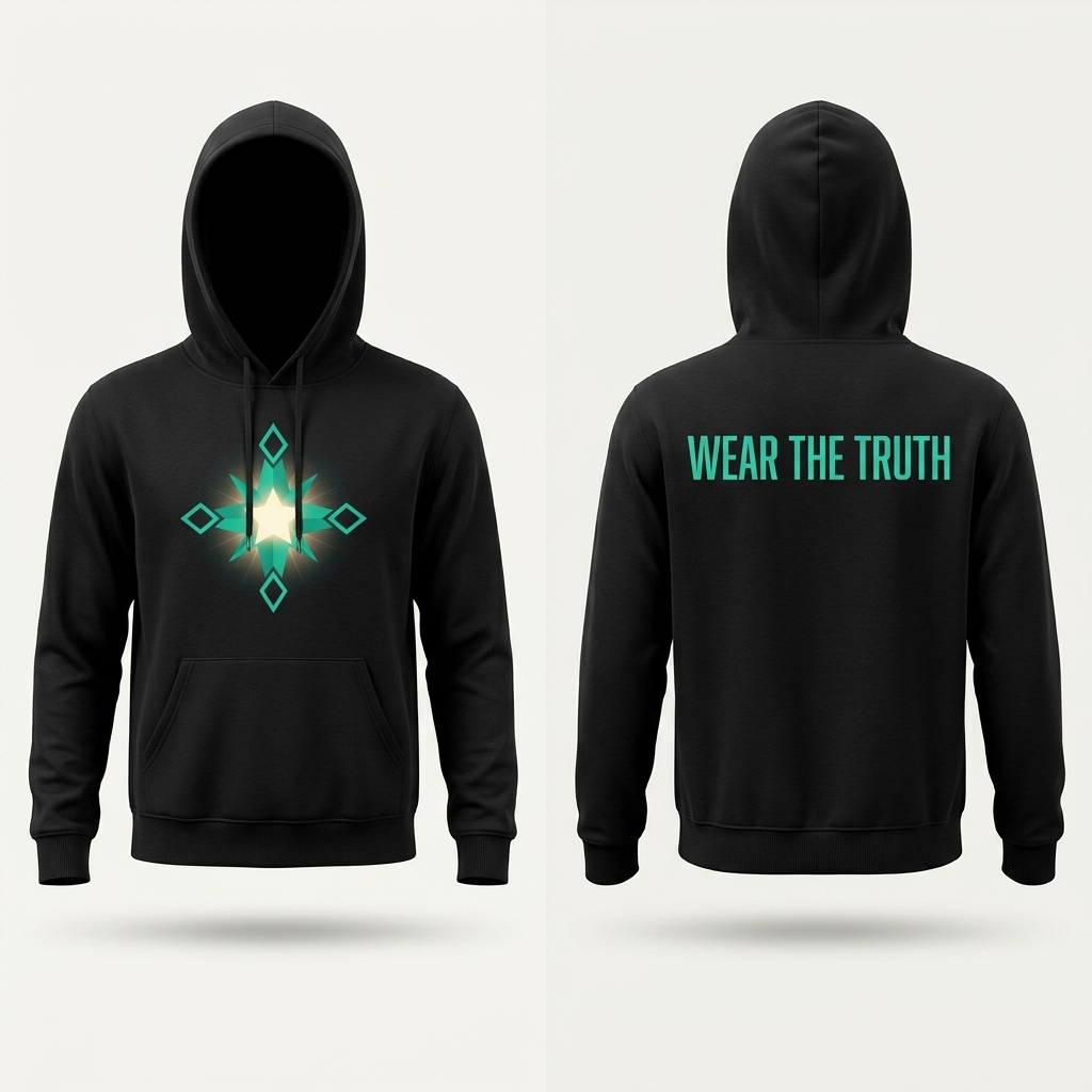 Lightweight Hoodie in Black
